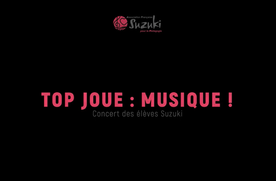 SUZUKI™ students feature in Top Joue : Musique! Concert of Young Musicians